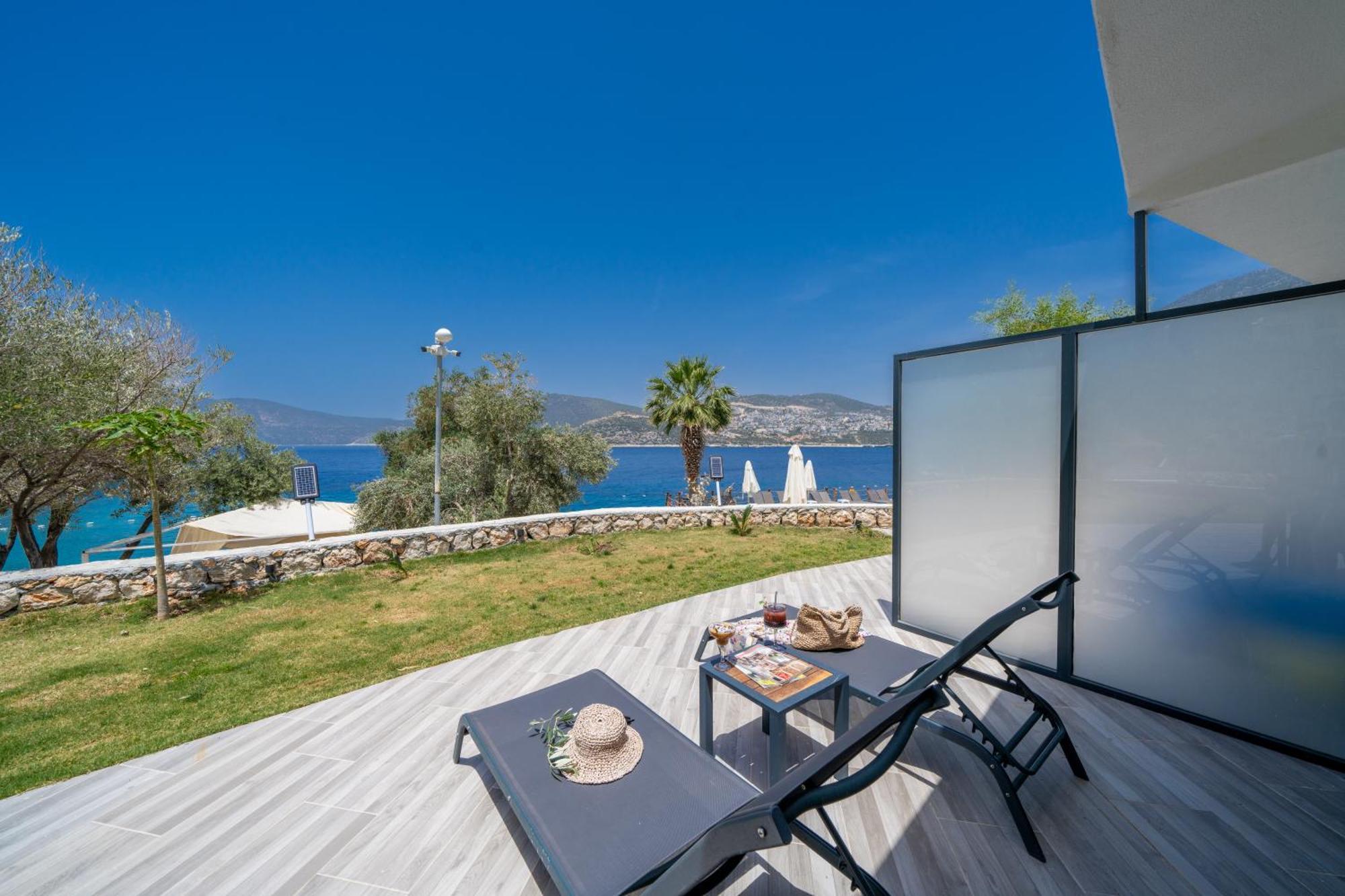 Kalkan Beach Park Hotel Kaş Exterior foto